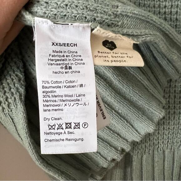 Madewell Colorblock Eastbrook Turtleneck Cross-Back Sweater - Picture 8 of 8